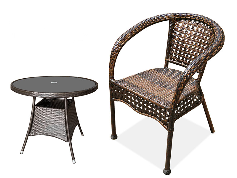 時(shí)尚簡約藤桌椅管